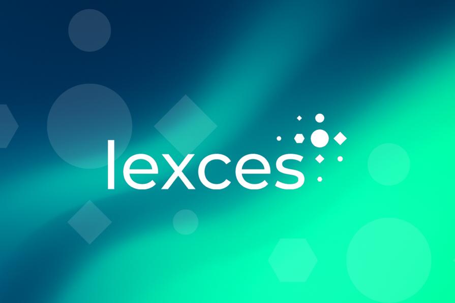 Achtergrond met Lexces logo
