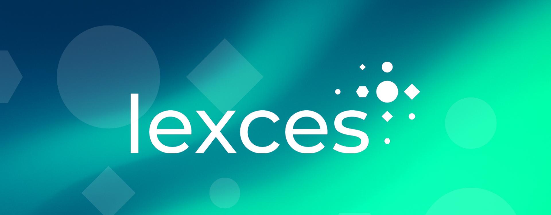 Achtergrond met Lexces logo