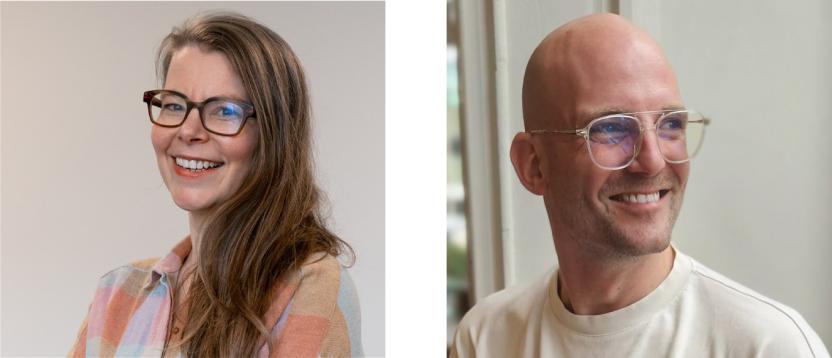 Sietste Tamminga en Tom Jansen